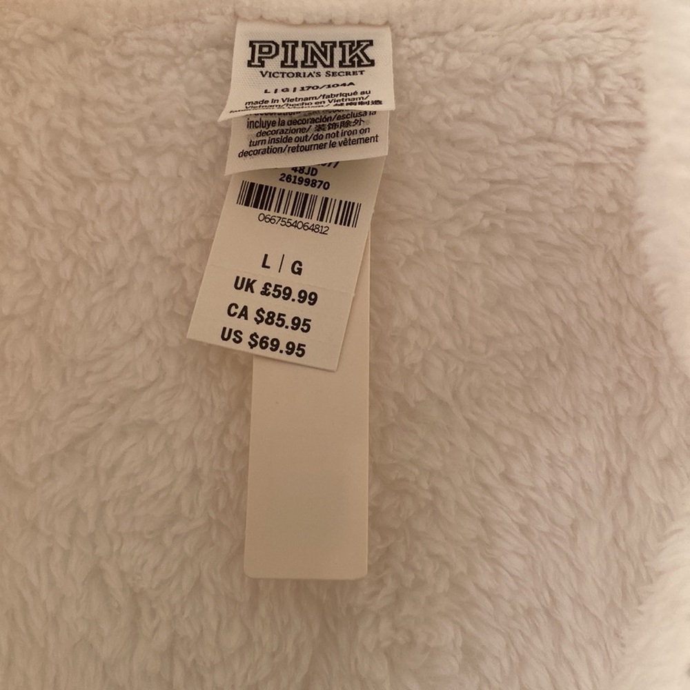 Pink Vs teddy jacket size l - Picture 6 of 10